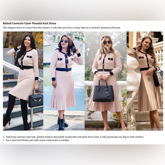 Elegant and Chanel-inspired dress - Picture 8 of 8